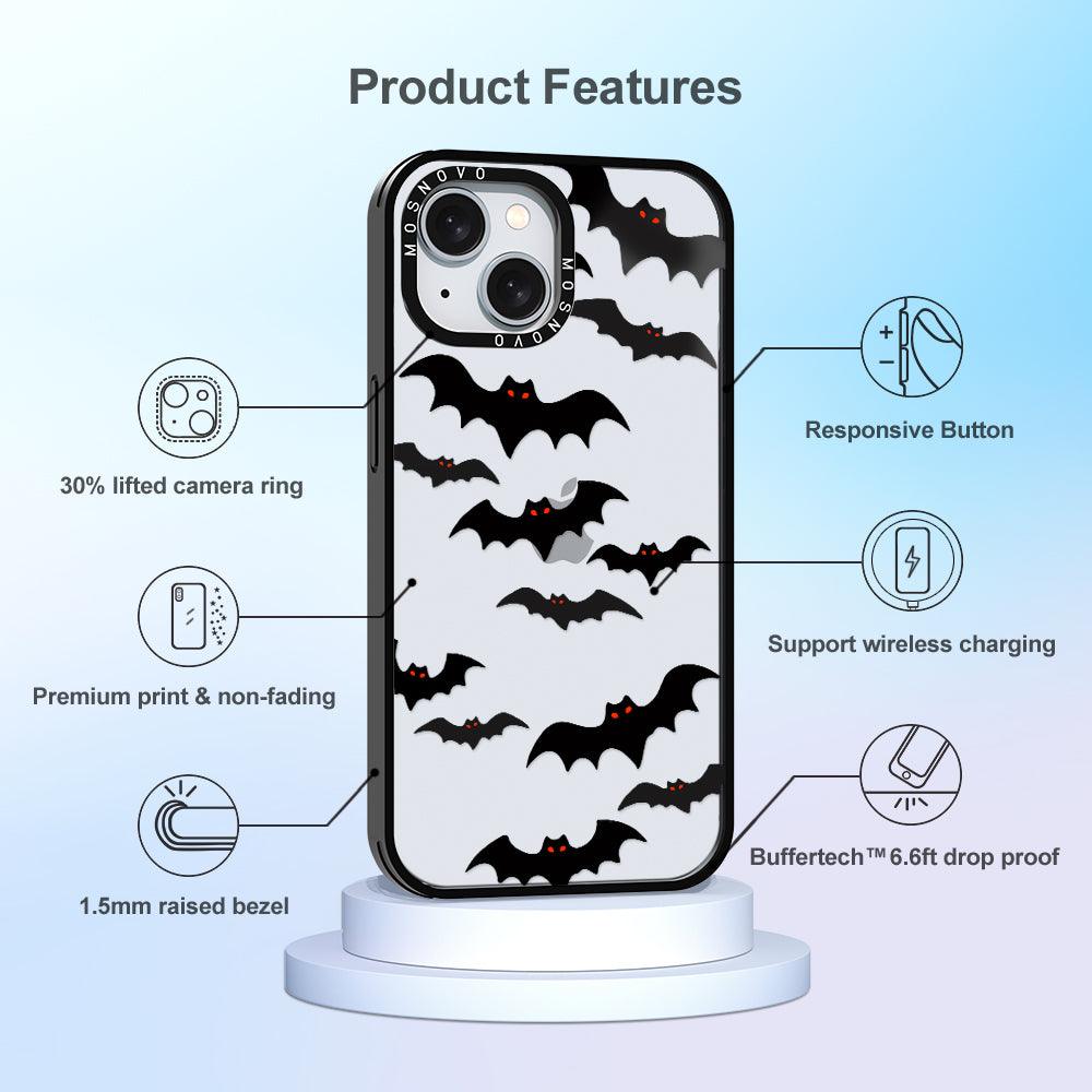 Evil Bat Phone Case - iPhone 15 Case - MOSNOVO