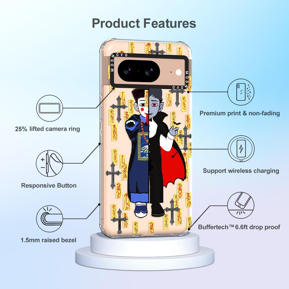 Vampire Vs Jiangshi Phone Case - Google Pixel 8 Case - MOSNOVO