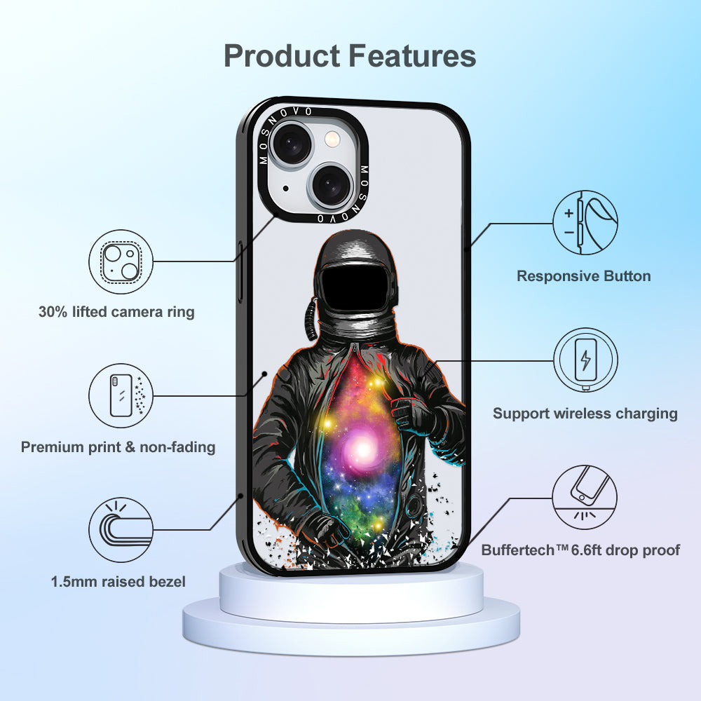 Mystery Astronaut Phone Case - iPhone 15 Plus Case - MOSNOVO