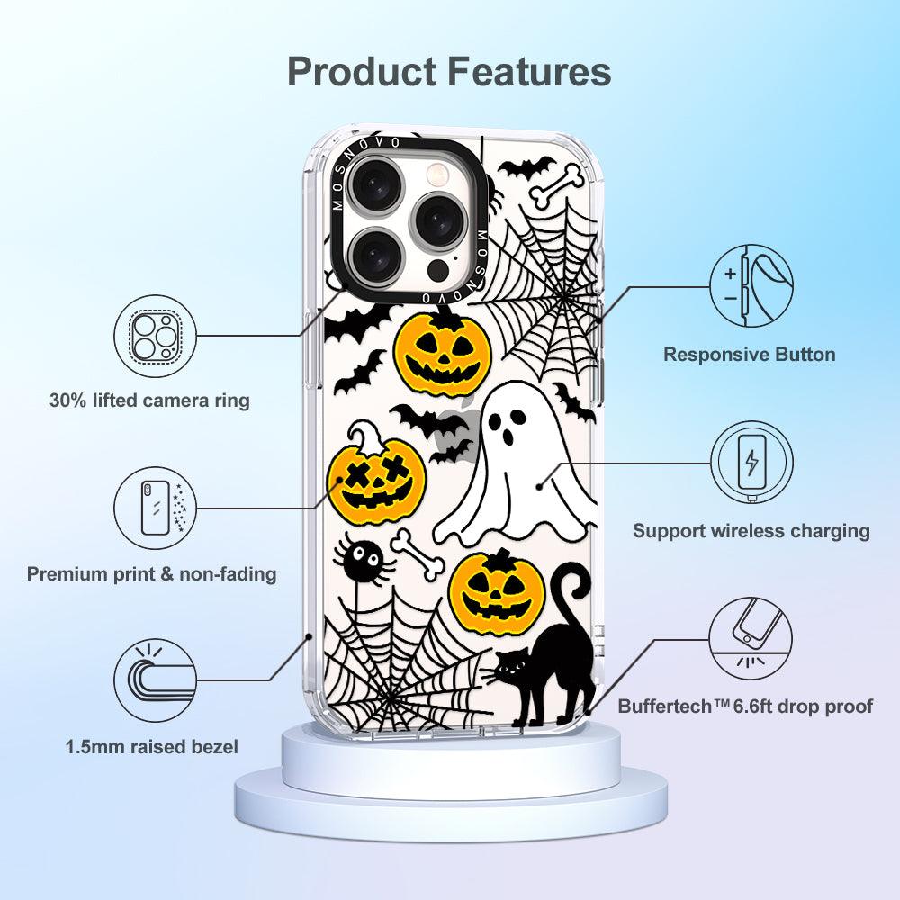 Halloween Pumpkin Phone Case - iPhone 15 Pro Max Case - MOSNOVO