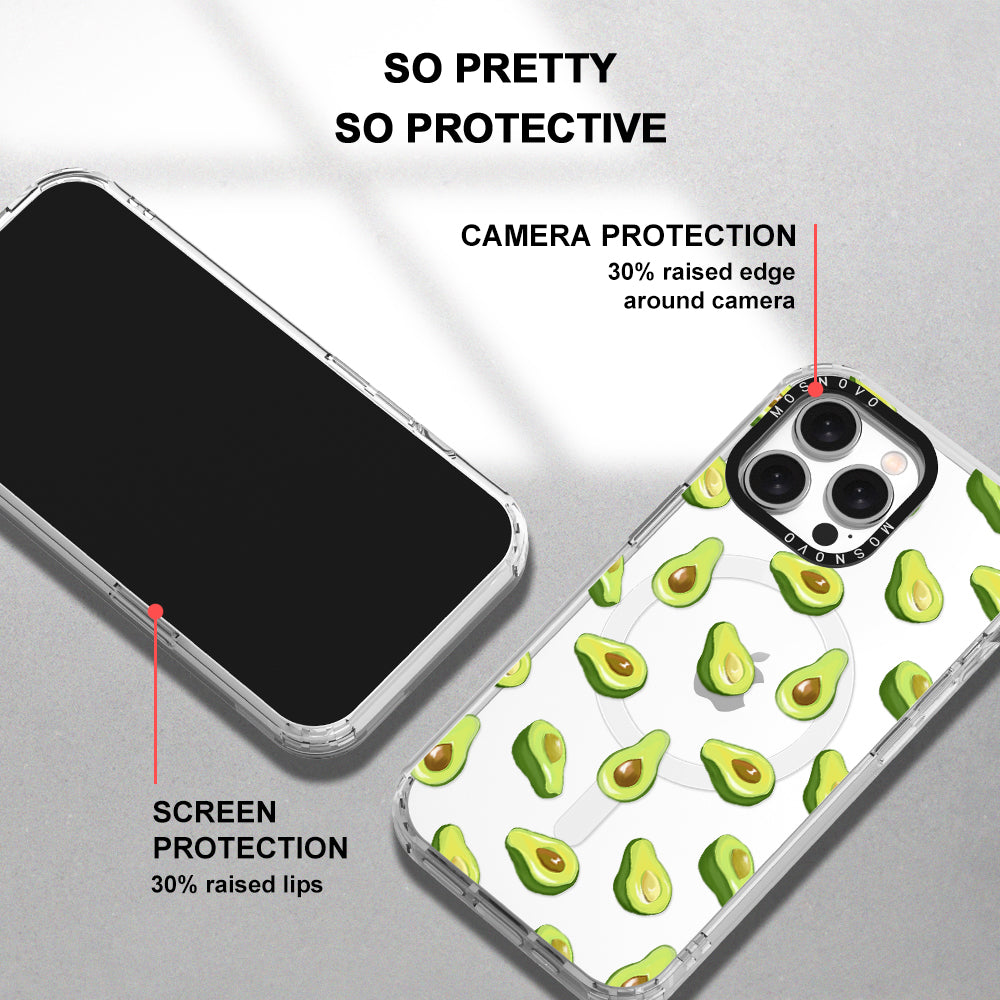 Fleshy Avocado Phone Case - iPhone 15 Pro Max Case - MOSNOVO