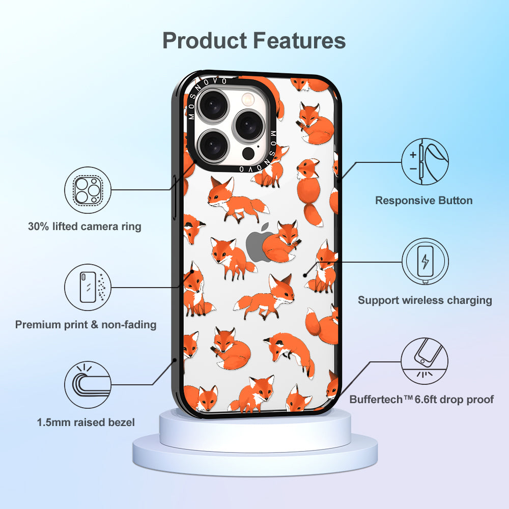 Fox Phone Case - iPhone 15 Pro Max Case - MOSNOVO