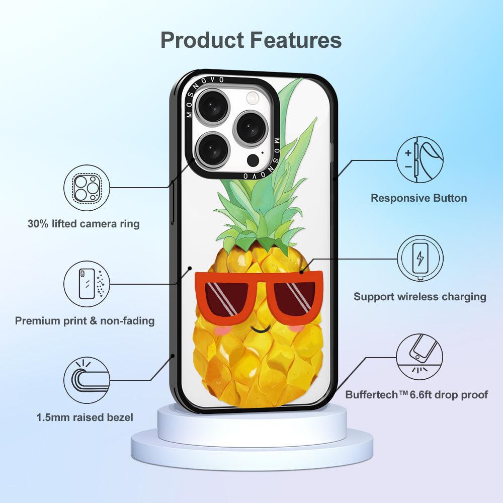 Cool Pineapple Phone Case - iPhone 15 Pro Case - MOSNOVO