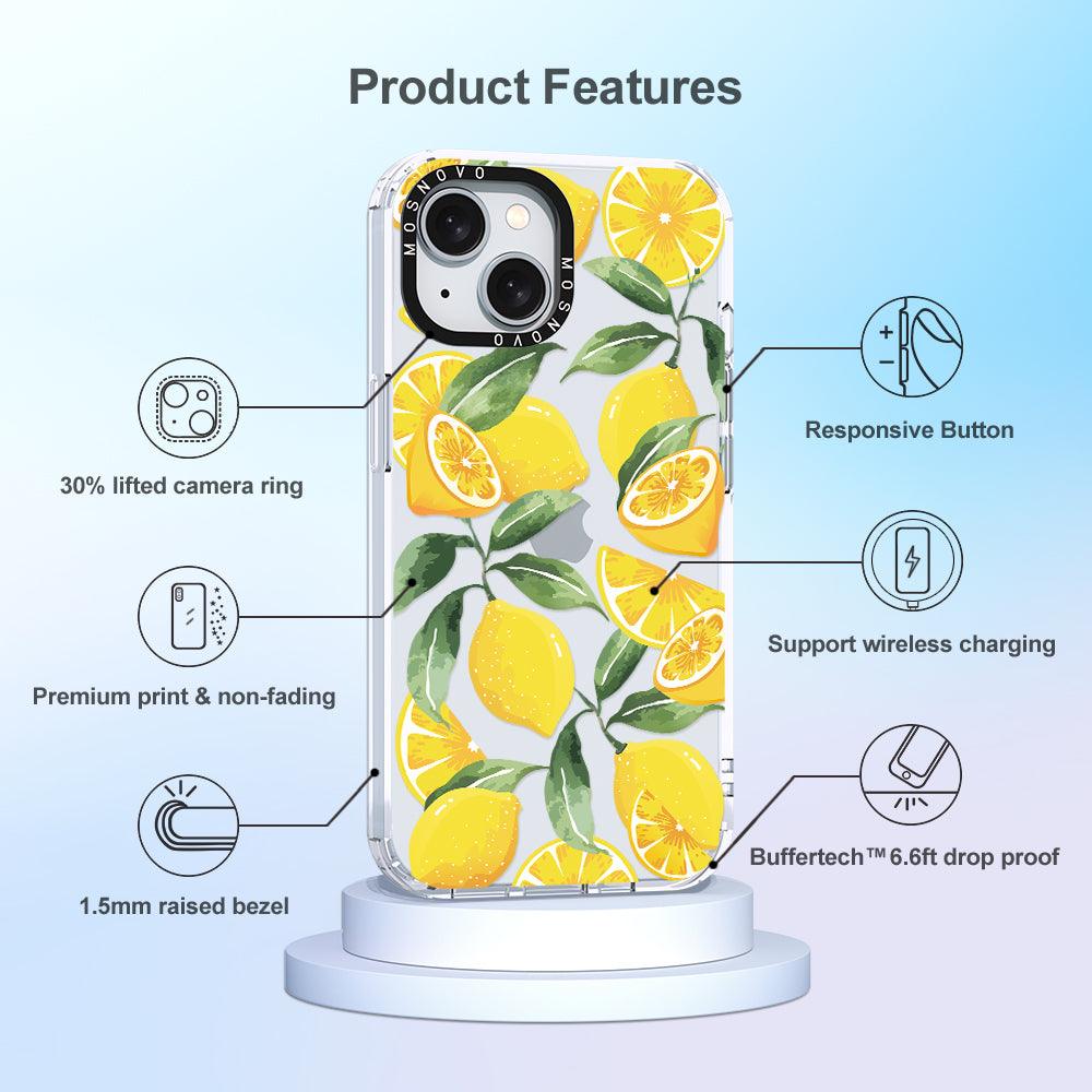 Lemon Phone Case - iPhone 15 Plus Case - MOSNOVO