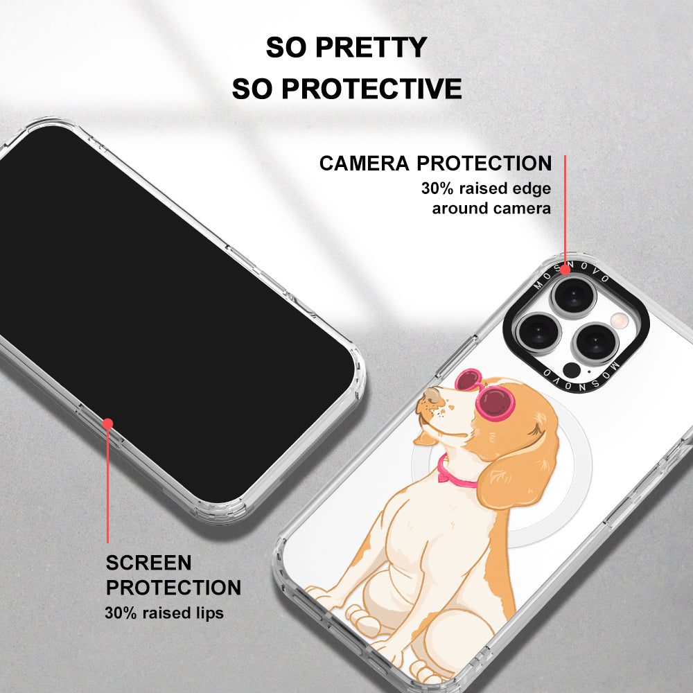 Cute Beagle Phone Case - iPhone 15 Pro Max Case - MOSNOVO