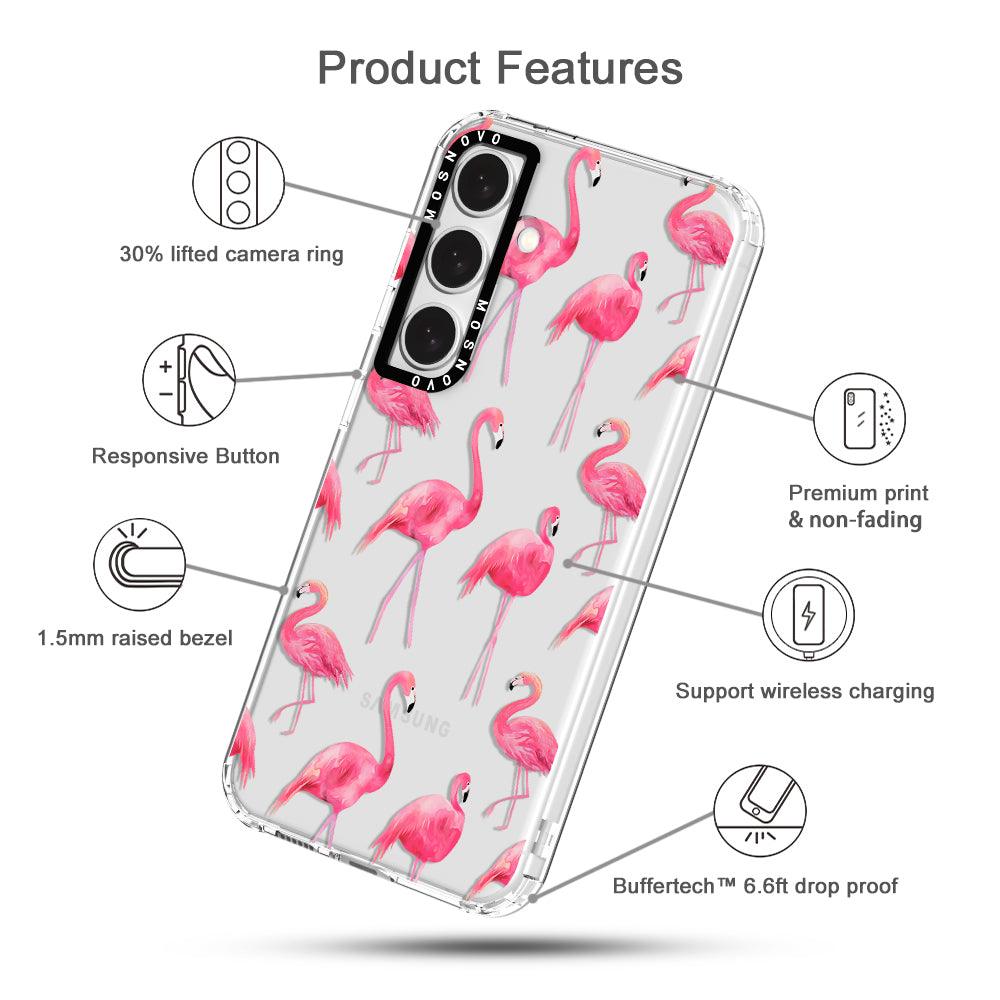 Flamingo Phone Case - Samsung Galaxy S24 Plus Case - MOSNOVO