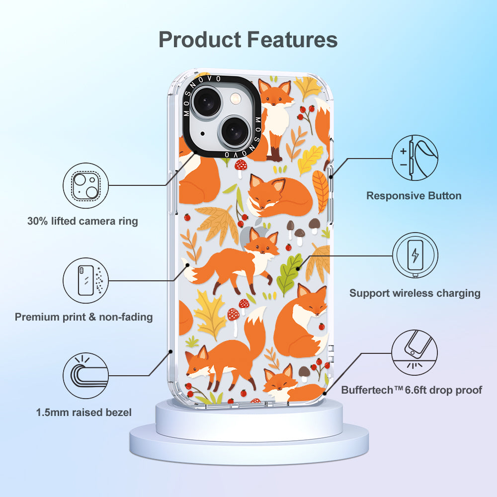 Autumn Fox Phone Case - iPhone 15 Case - MOSNOVO