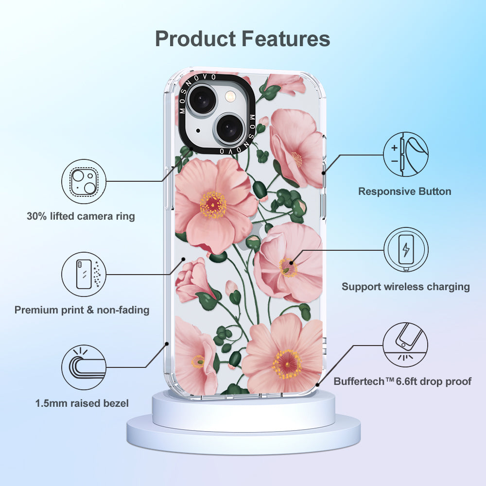 Calandrinia Phone Case - iPhone 15 Plus Case - MOSNOVO