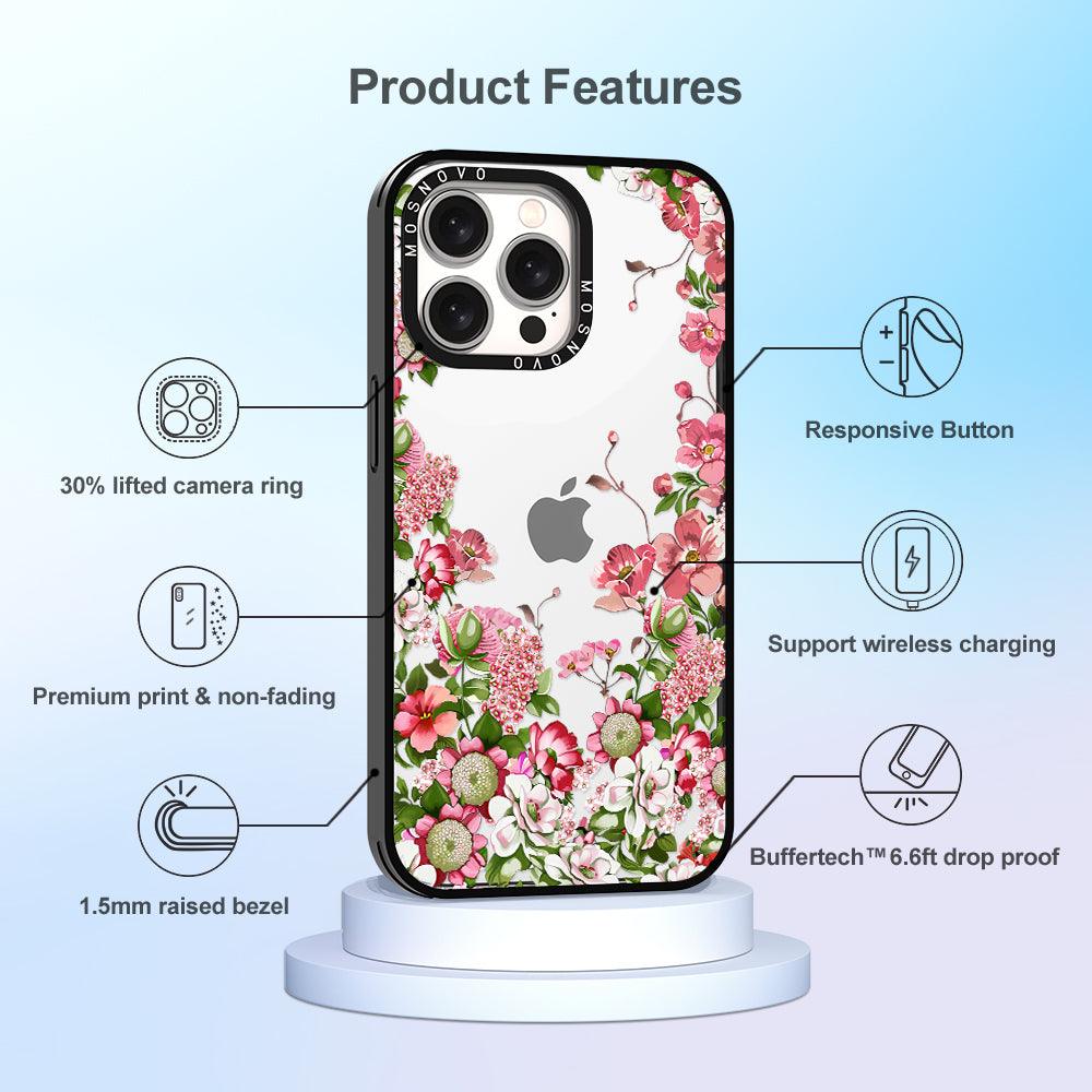 Blooms Phone Case - iPhone 15 Pro Max Case - MOSNOVO