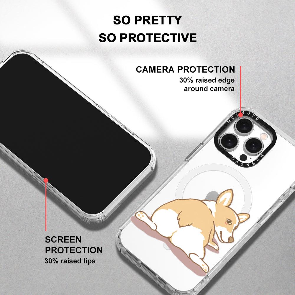 Corgi Dog Phone Case - iPhone 15 Pro Max Case - MOSNOVO