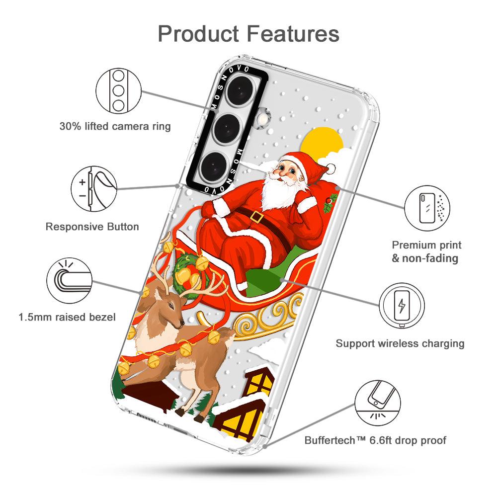 Santa Claus Phone Case - Samsung Galaxy S24 Case - MOSNOVO