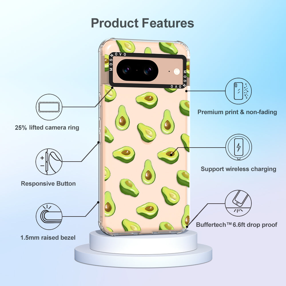 Fleshy Avocado Phone Case - Google Pixel 8 Case - MOSNOVO