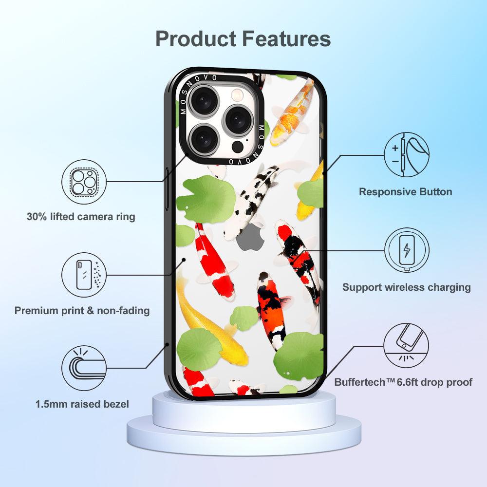 Koi Phone Case - iPhone 15 Pro Max Case - MOSNOVO