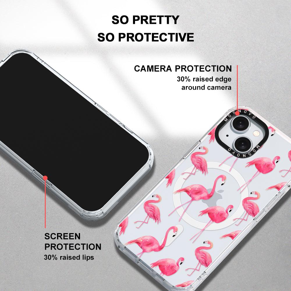 Flamingo Phone Case - iPhone 15 Case - MOSNOVO