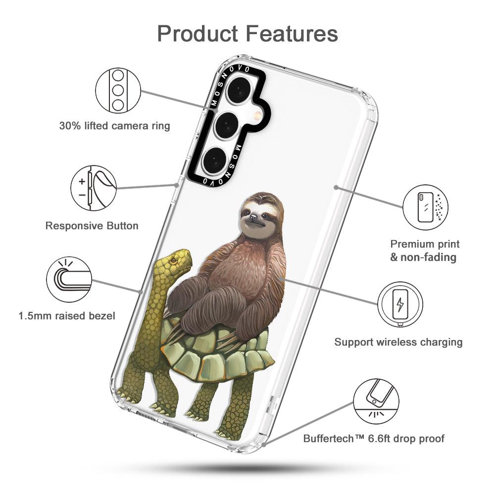 Sloth Turtle Phone Case - Samsung Galaxy S23 FE Case