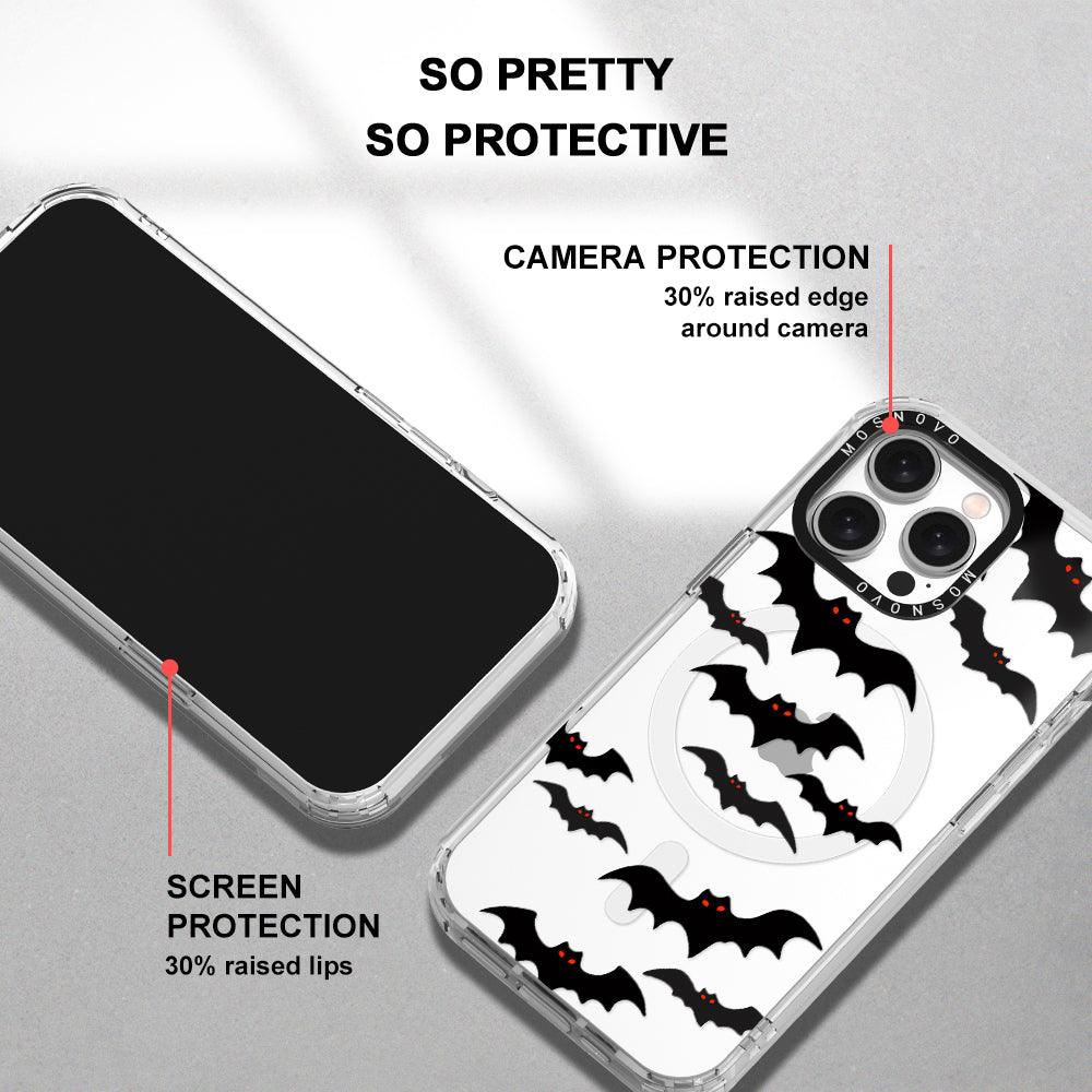 Evil Bat Phone Case - iPhone 15 Pro Max Case - MOSNOVO