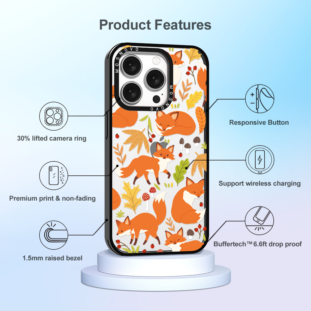 Autumn Fox Phone Case - iPhone 15 Pro Case - MOSNOVO