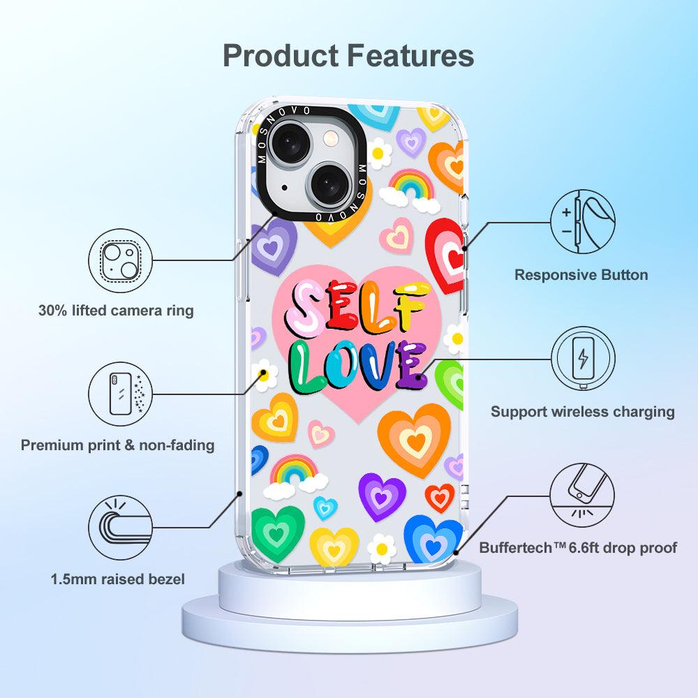 Self Love Phone Case - iPhone 15 Plus Case - MOSNOVO