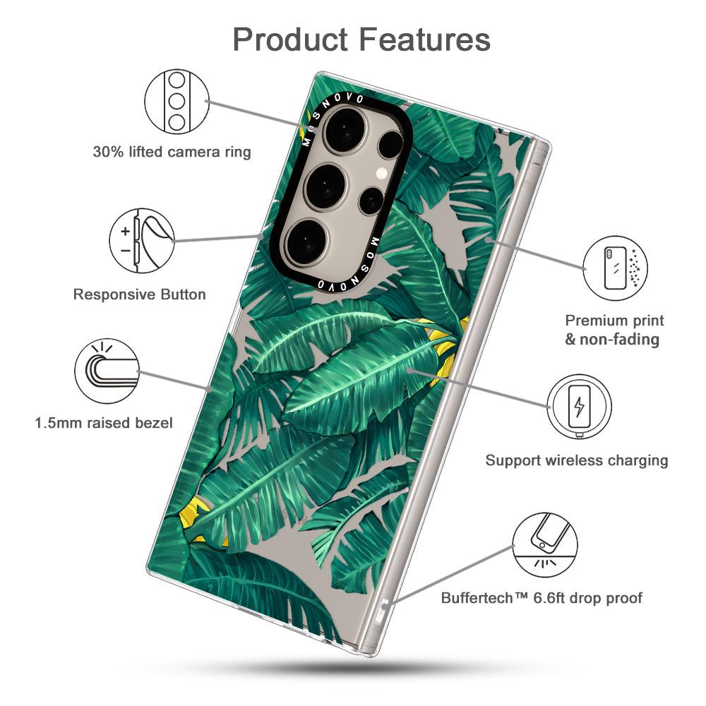 Banana Leaf Phone Case - Samsung Galaxy S24 Ultra Case - MOSNOVO