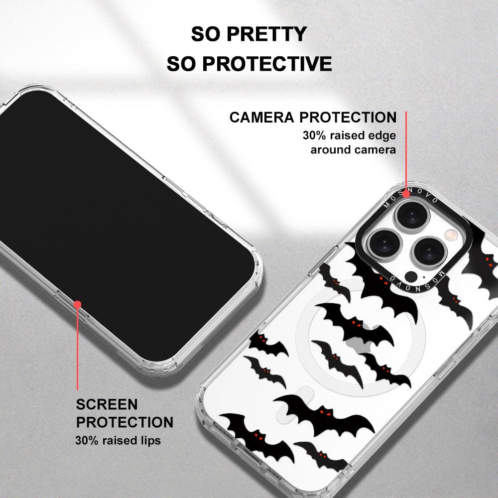 Evil Bat Phone Case - iPhone 15 Pro Case - MOSNOVO