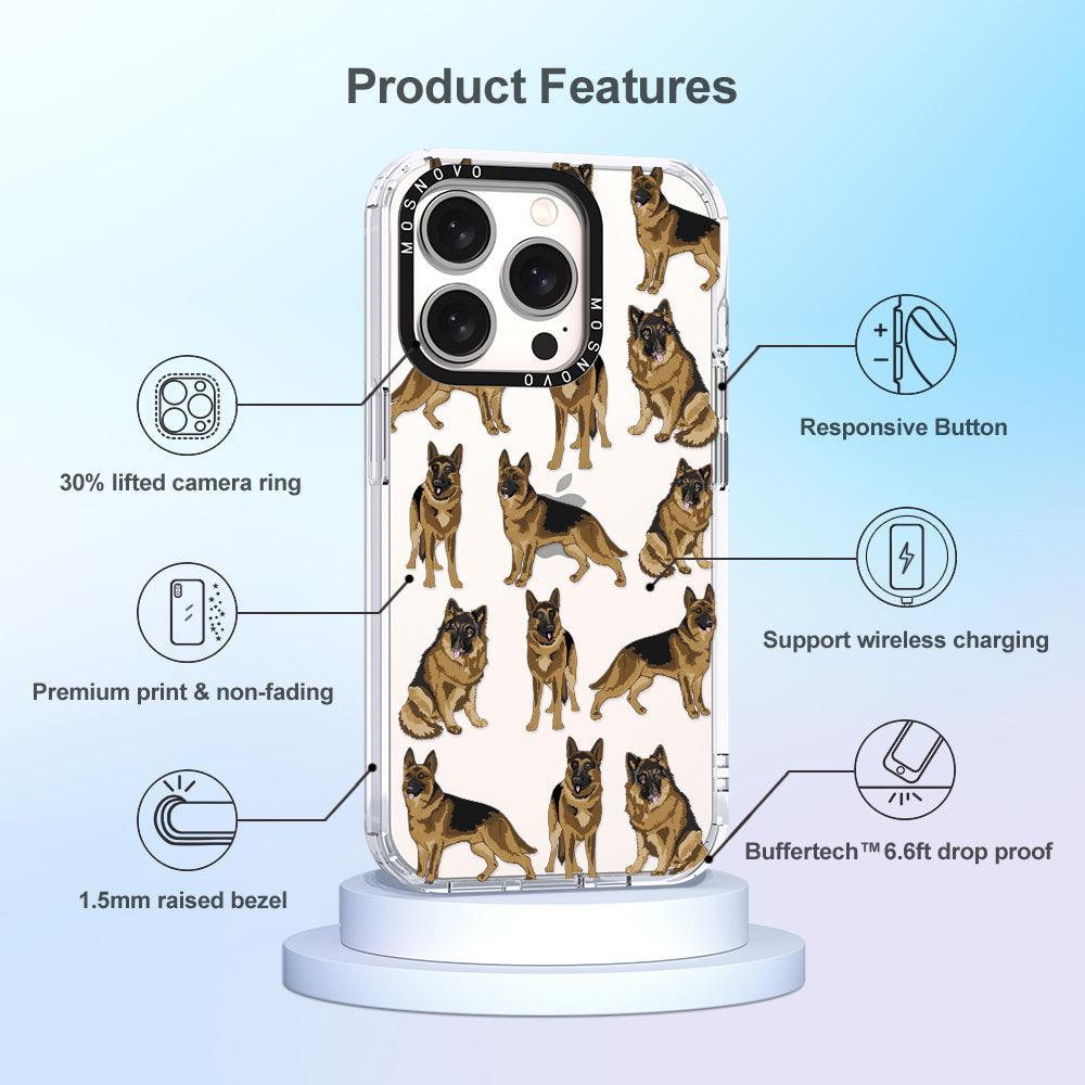 Shepherd Dog Phone Case - iPhone 15 Pro Case - MOSNOVO