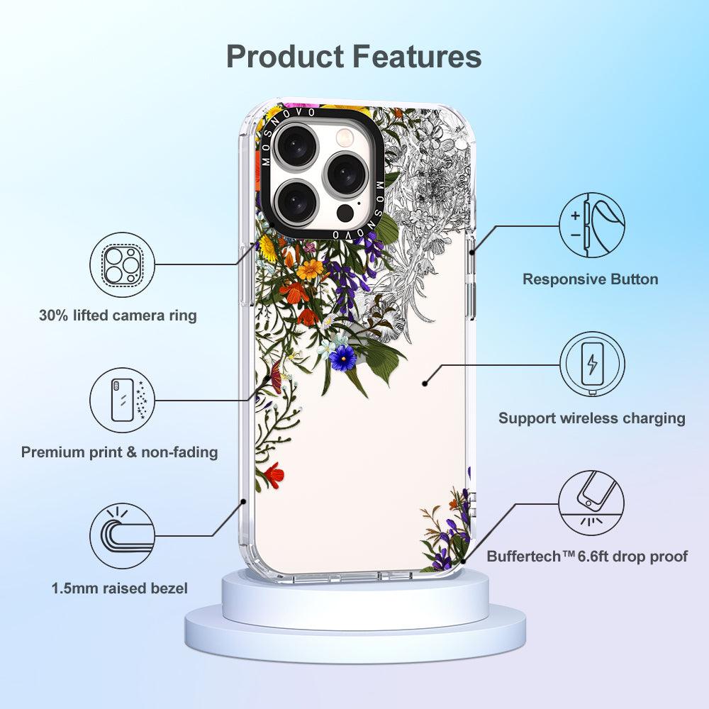 Beautiful Bloom Phone Case - iPhone 15 Pro Max Case - MOSNOVO