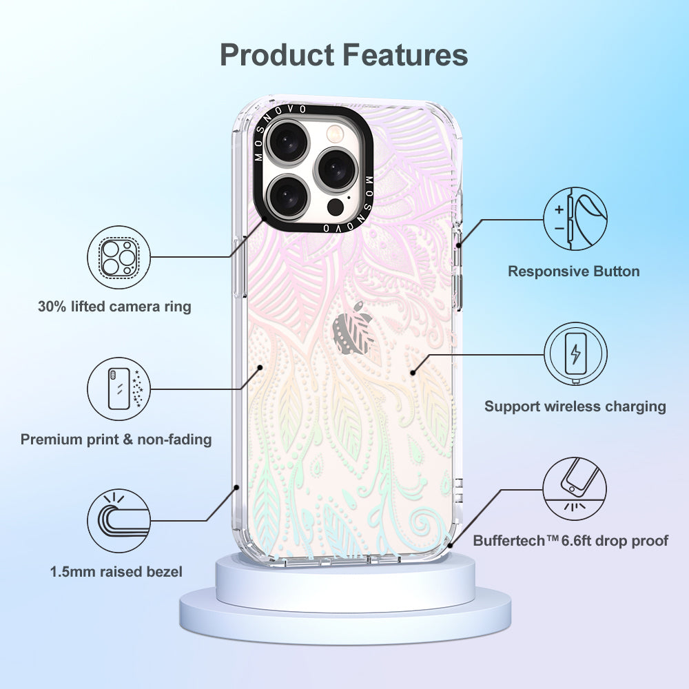 Dreamy Henna Phone Case - iPhone 15 Pro Max Case - MOSNOVO