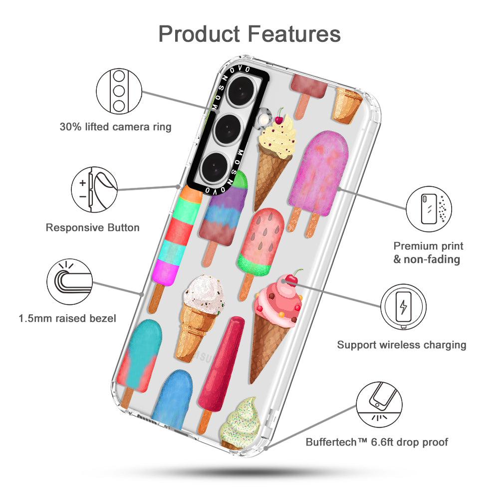 Ice Cream Phone Case - Samsung Galaxy S24 Plus Case - MOSNOVO