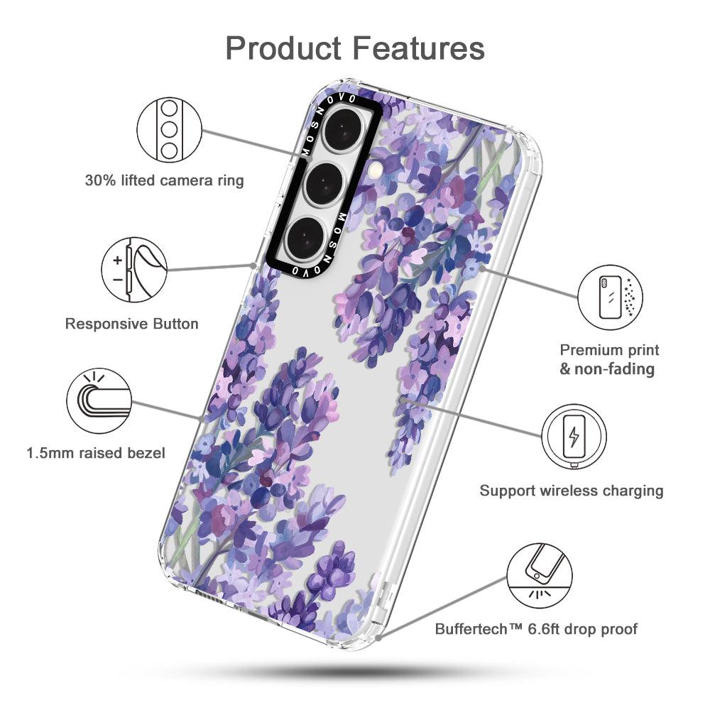 Lavender Phone Case - Samsung Galaxy S24 Plus Case - MOSNOVO