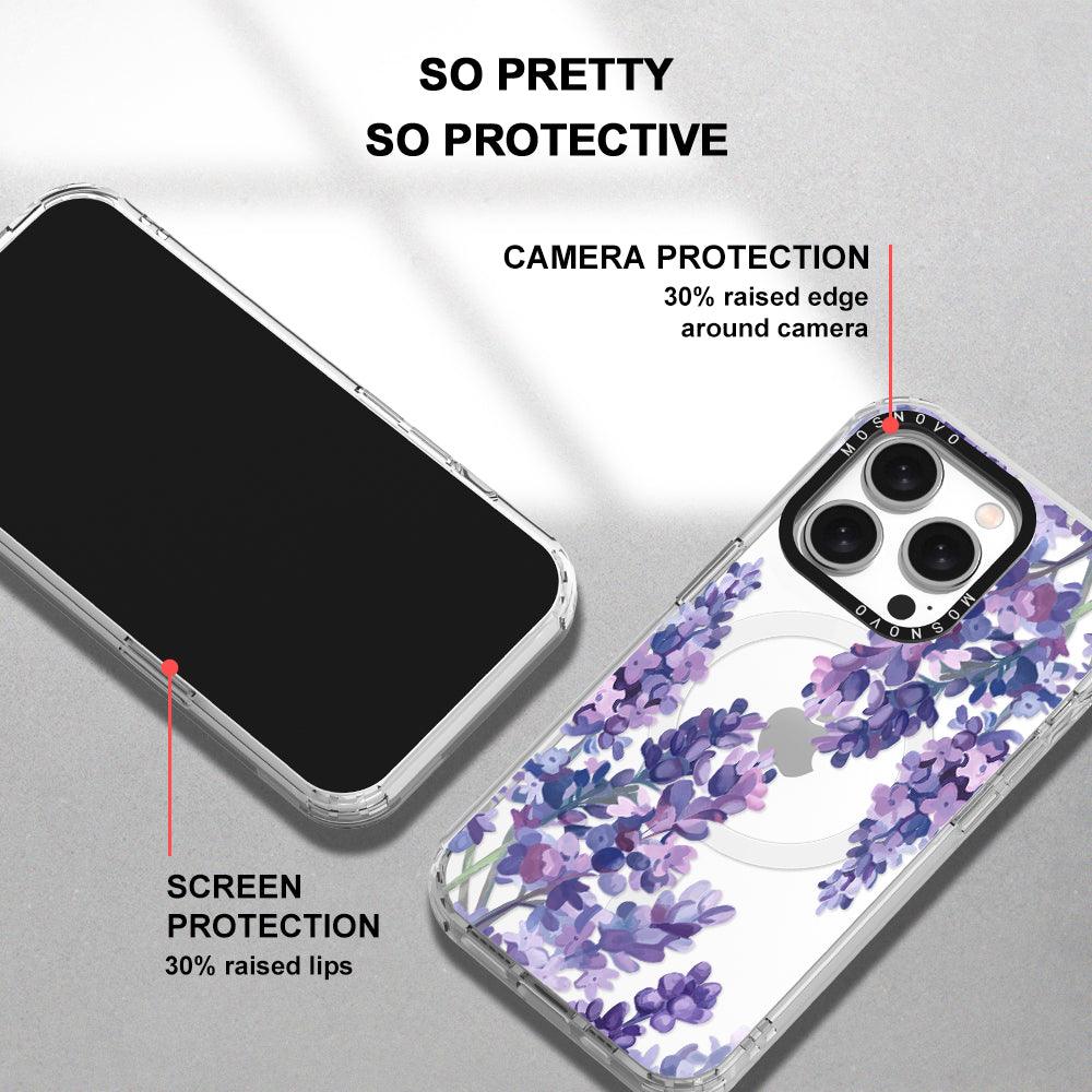 Lavender Phone Case - iPhone 15 Pro Case - MOSNOVO