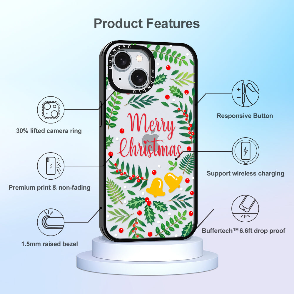 Merry Christmas Phone Case - iPhone 15 Case - MOSNOVO