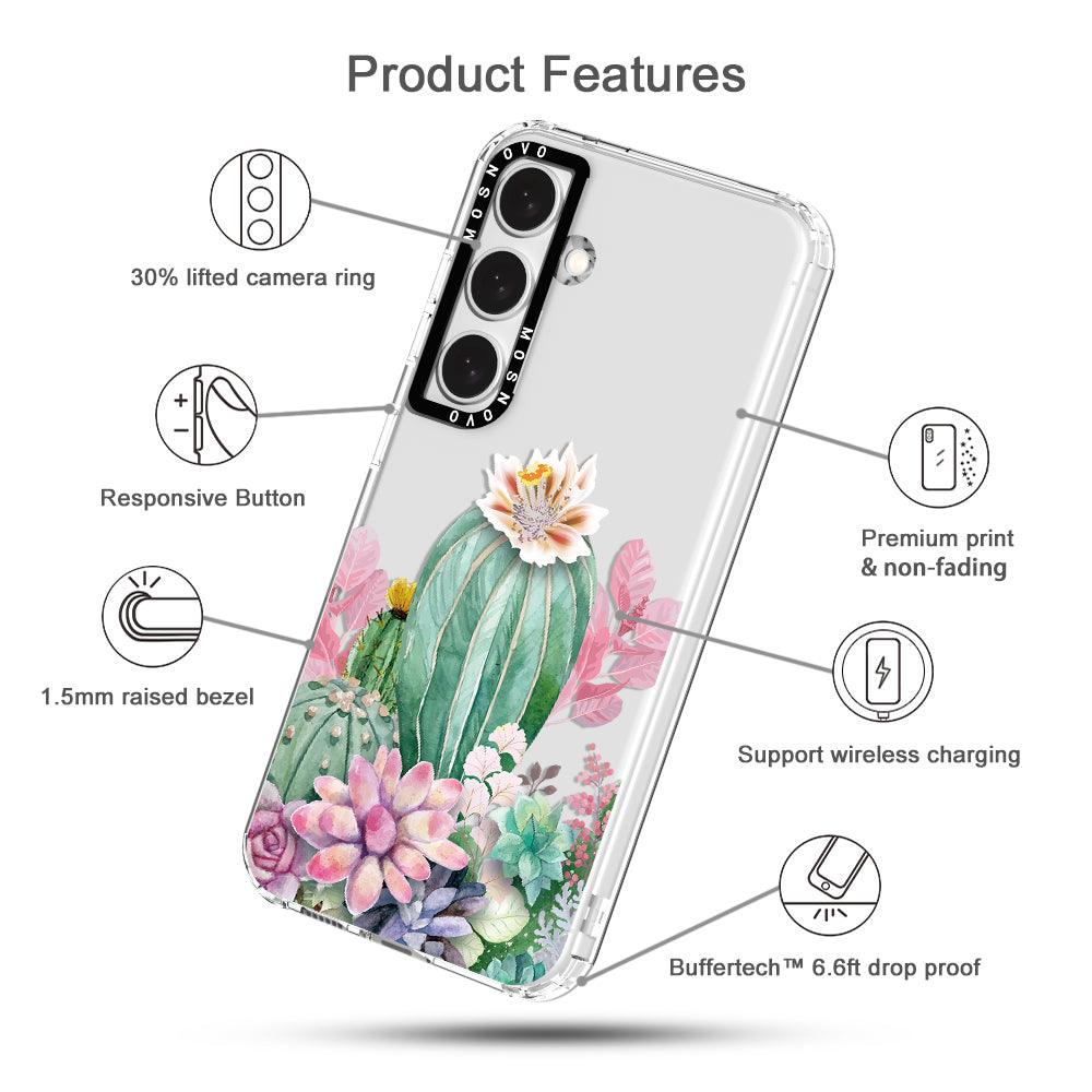 Cactaceae Phone Case - Samsung Galaxy S24 Plus Case - MOSNOVO