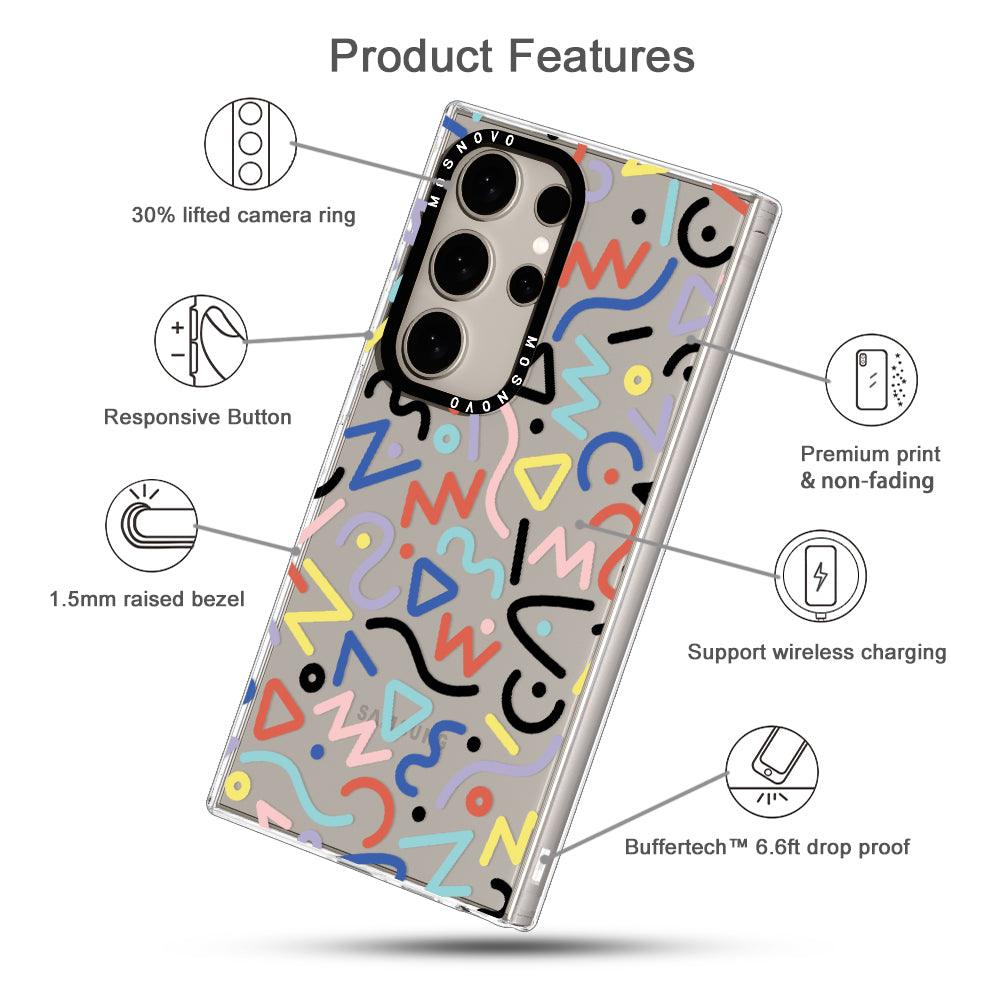 Doodle Art Phone Case - Samsung Galaxy S24 Ultra Case - MOSNOVO