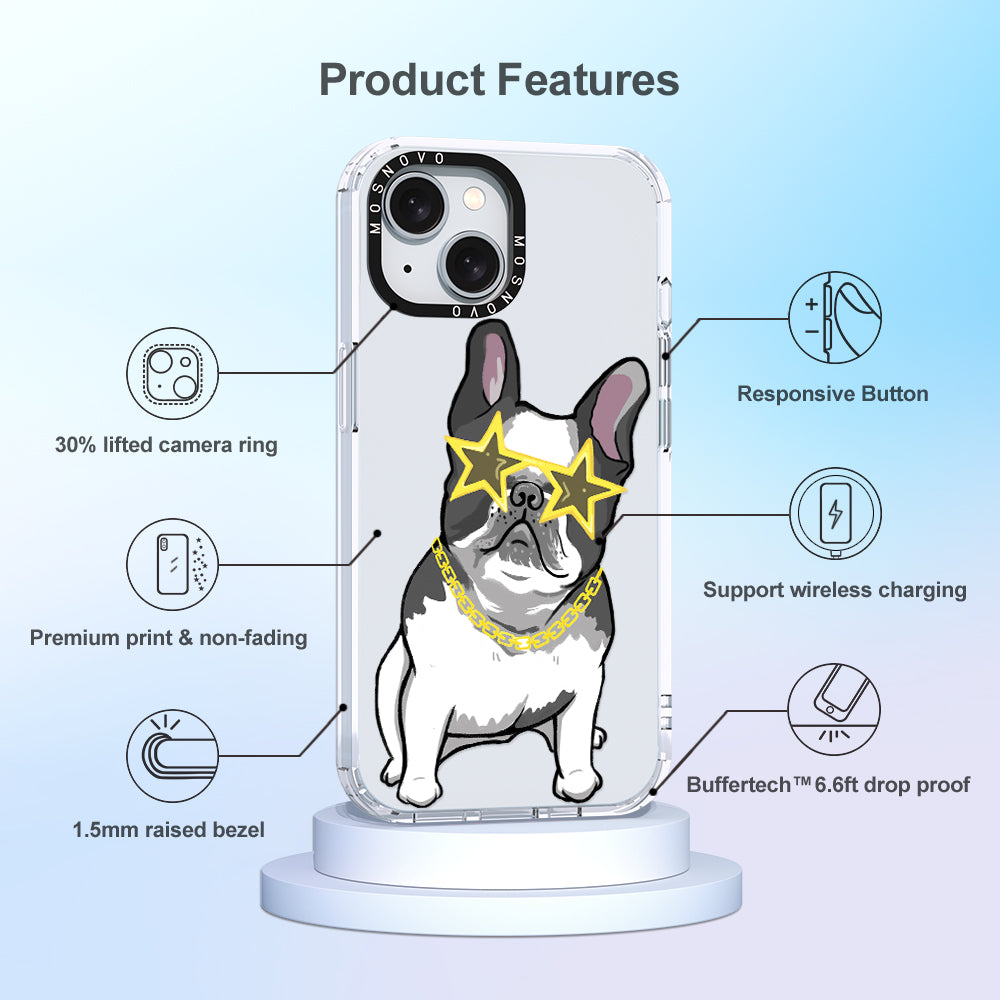 Cool French Bulldog Phone Case - iPhone 15 Plus Case - MOSNOVO