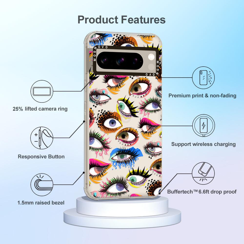 Eyes Phone Case - Google Pixel 8 Pro Case - MOSNOVO