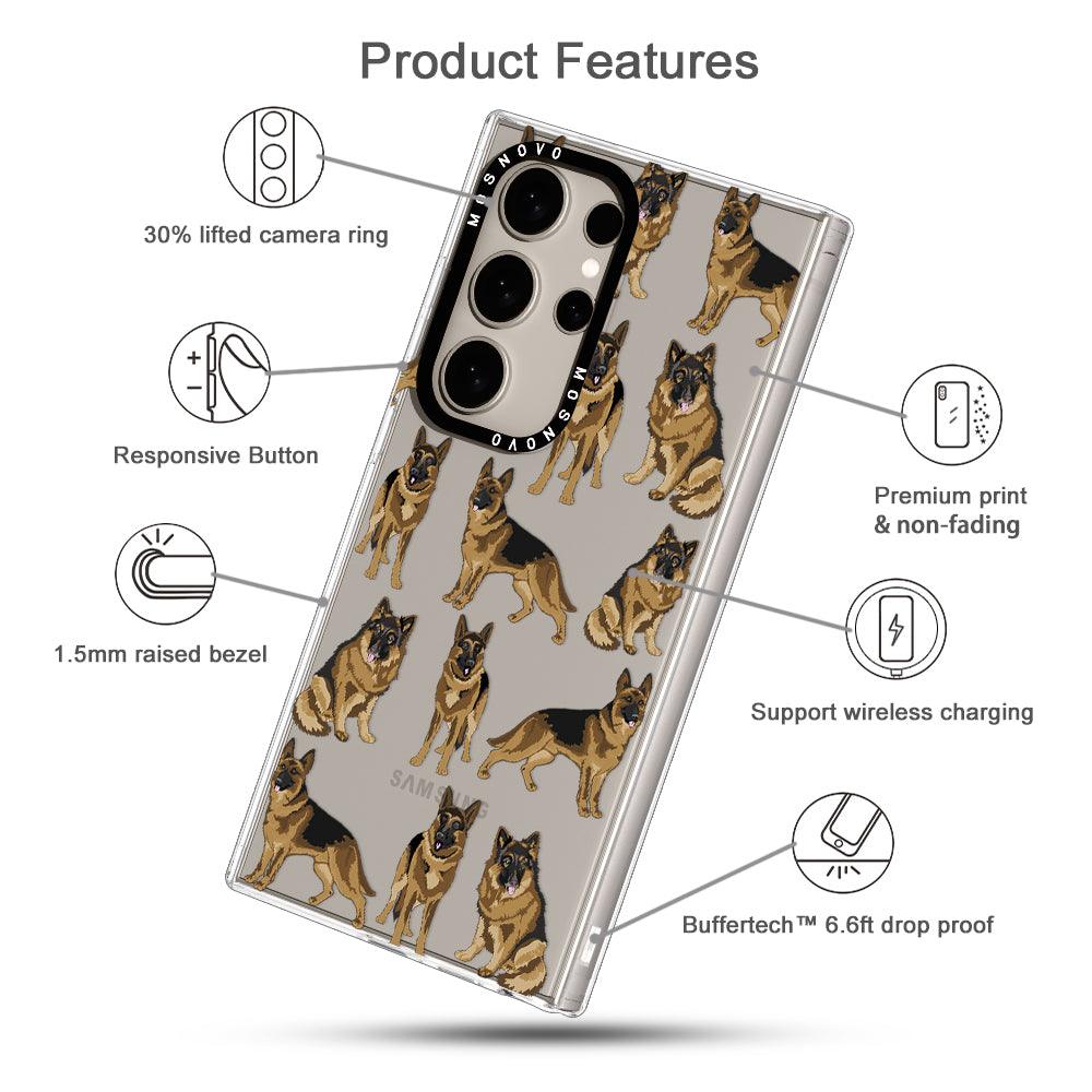 Shepherd Dog Phone Case - Samsung Galaxy S24 Ultra Case - MOSNOVO