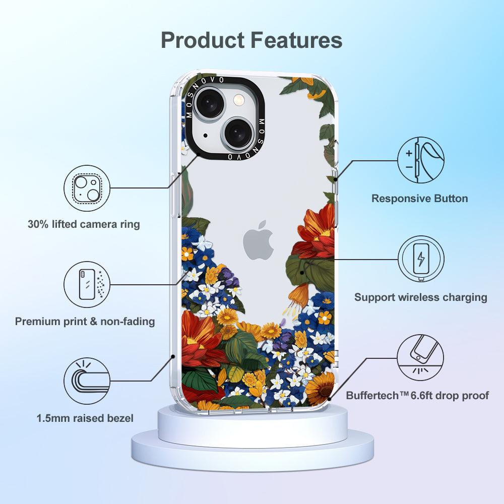 Summer Garden Phone Case - iPhone 15 Plus Case - MOSNOVO