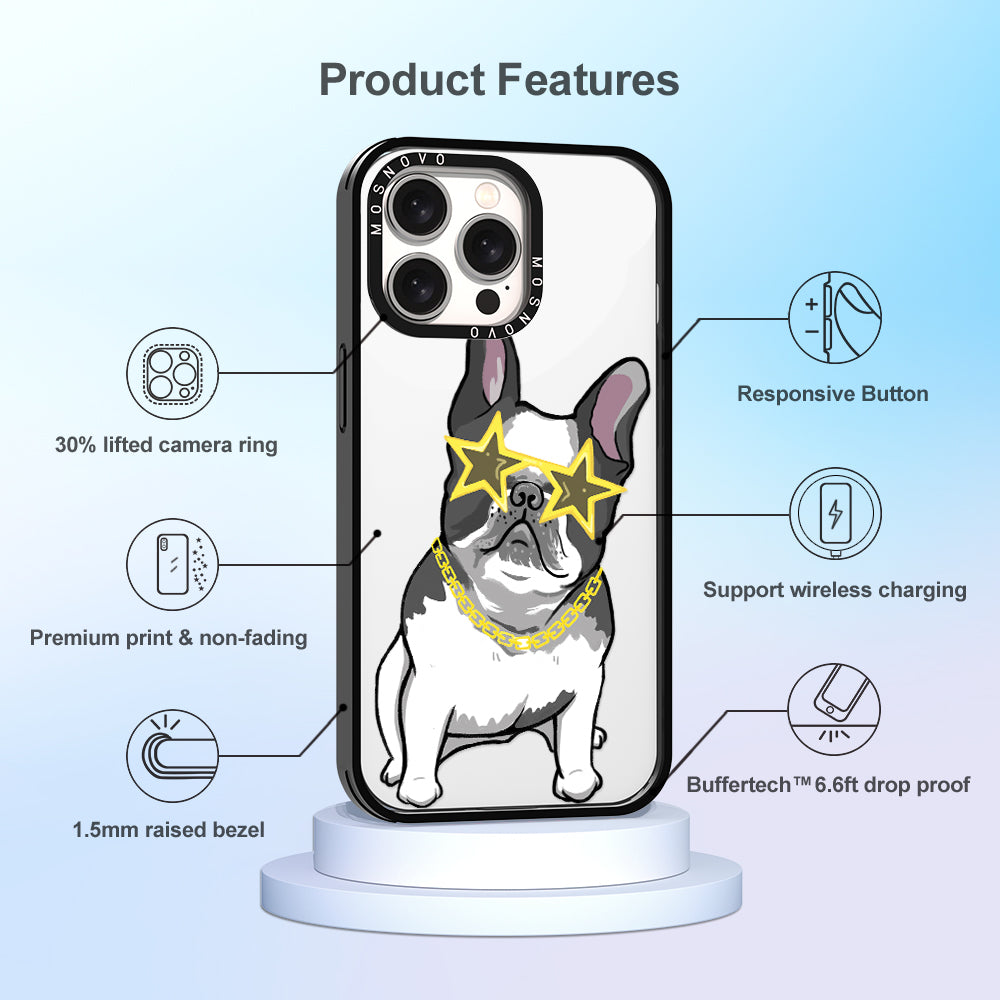 Cool French Bulldog Phone Case - iPhone 15 Pro Max Case - MOSNOVO