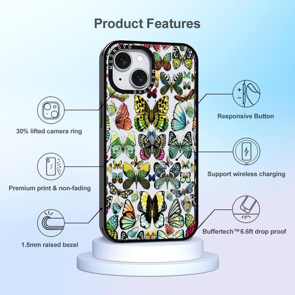 Butterflies Phone Case - iPhone 15 Case - MOSNOVO