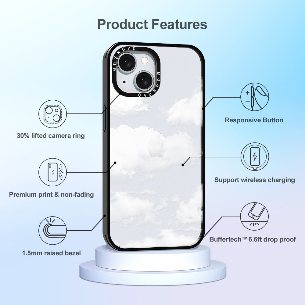 Cloud Phone Case - iPhone 15 Plus Case - MOSNOVO