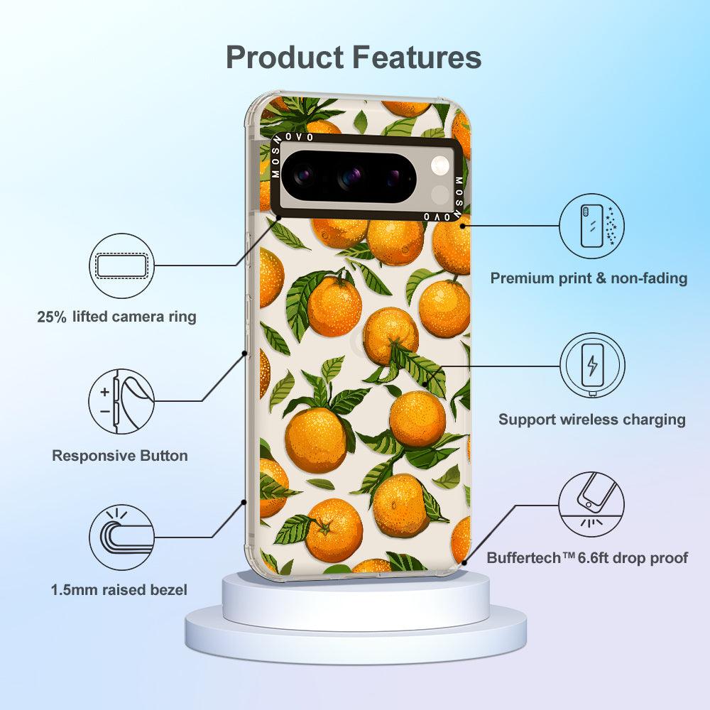 Tangerine Phone Case - Google Pixel 8 Pro Case - MOSNOVO