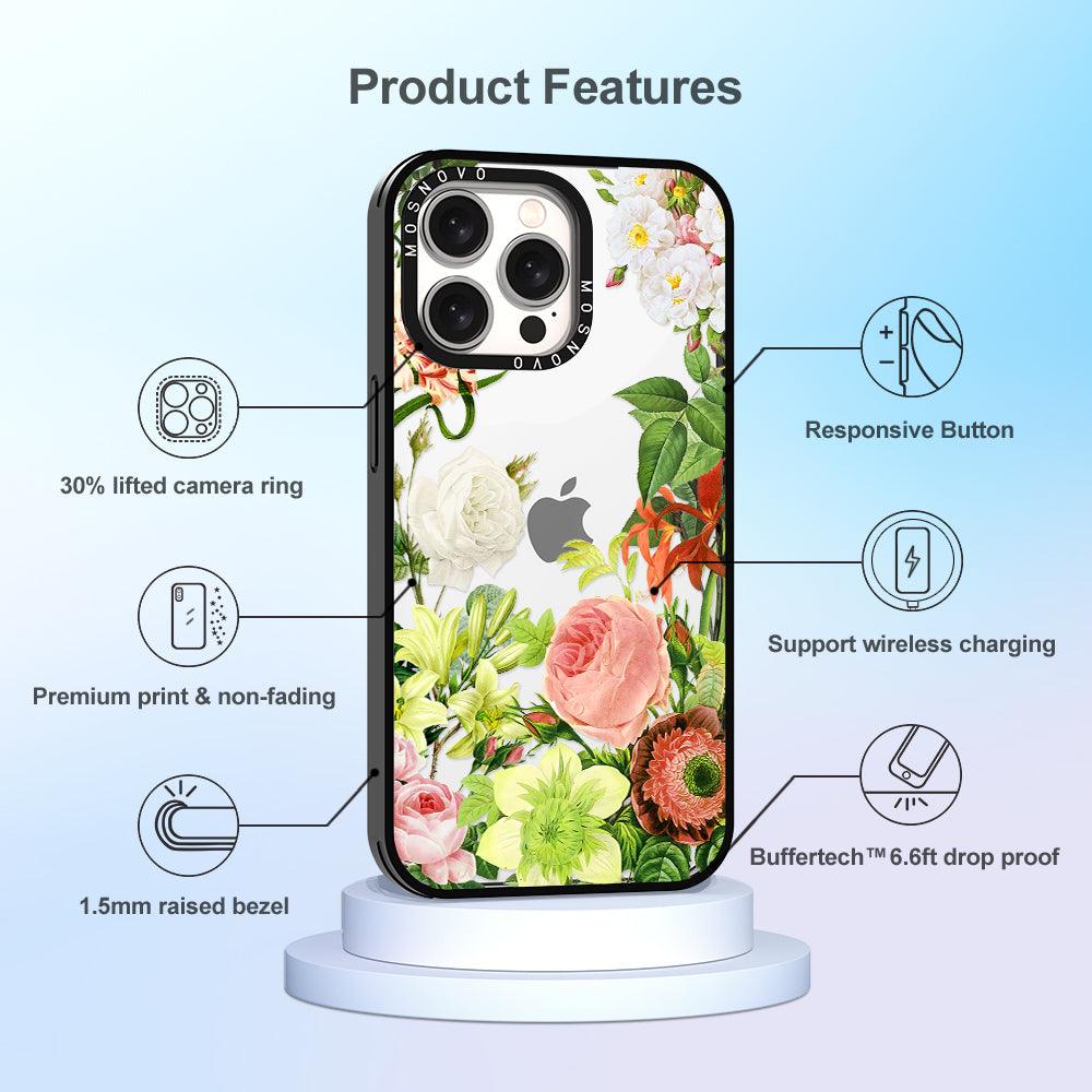 Botanical Garden Phone Case - iPhone 15 Pro Max Case - MOSNOVO