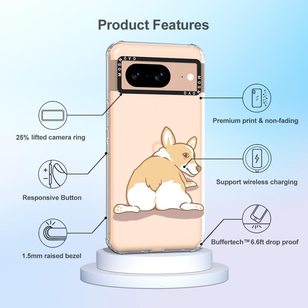 Corgi Dog Phone Case - Google Pixel 8 Case - MOSNOVO