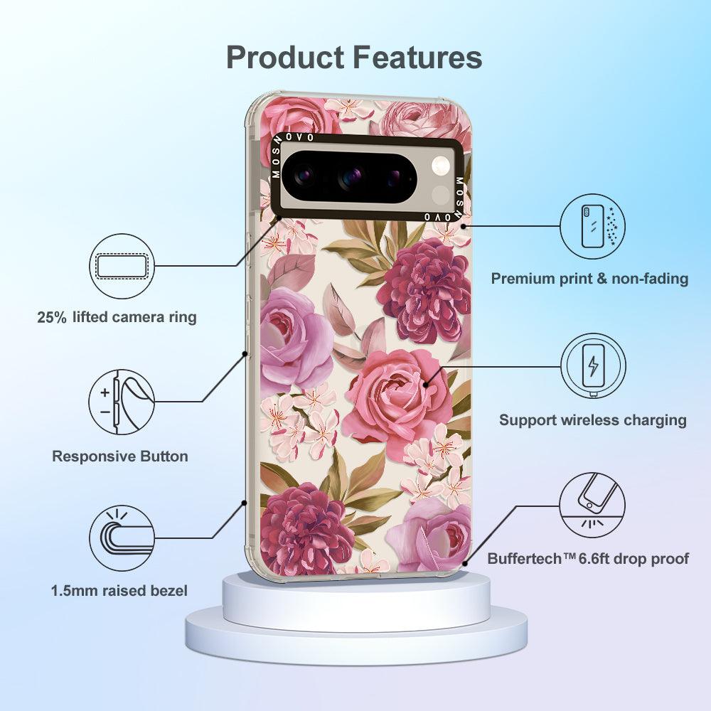 Blossom Flowe Floral Phone Case - Google Pixel 8 Pro Case - MOSNOVO