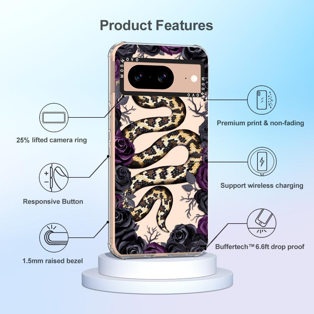 Secret Snake Garden Phone Case - Google Pixel 8 Case - MOSNOVO