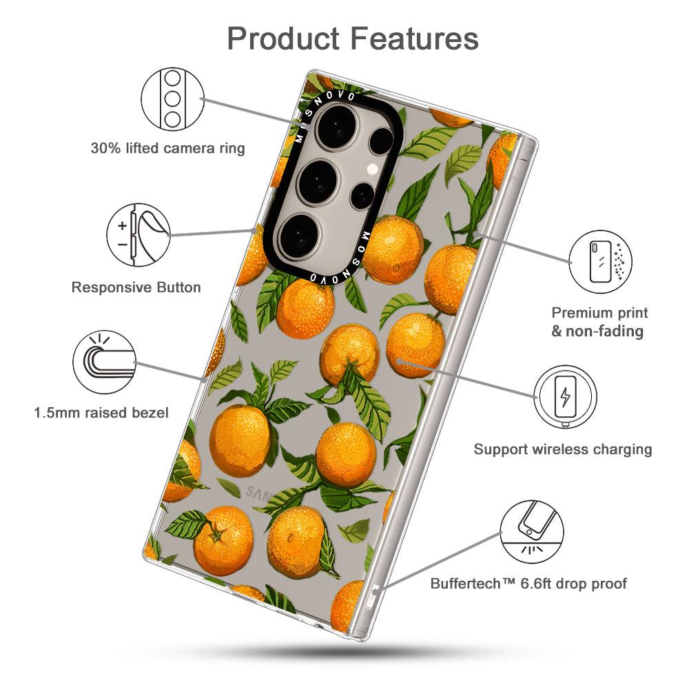 Tangerine Phone Case - Samsung Galaxy S24 Ultra Case - MOSNOVO