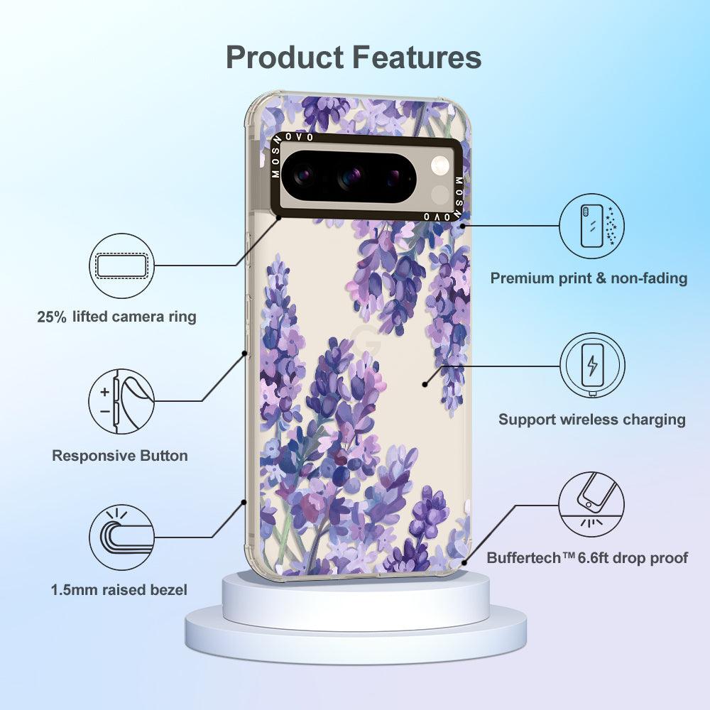 Lavender Phone Case - Google Pixel 8 Pro Case - MOSNOVO