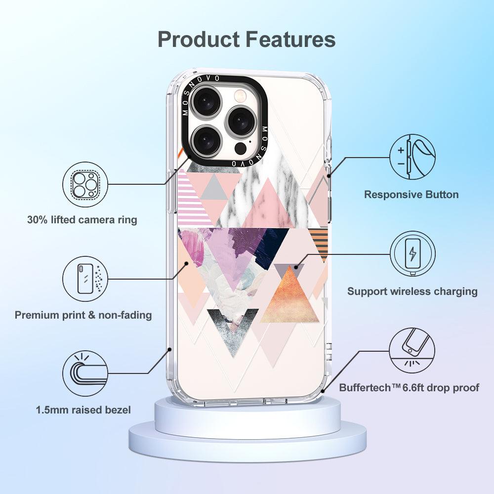 Marble Art Phone Case - iPhone 15 Pro Max Case - MOSNOVO