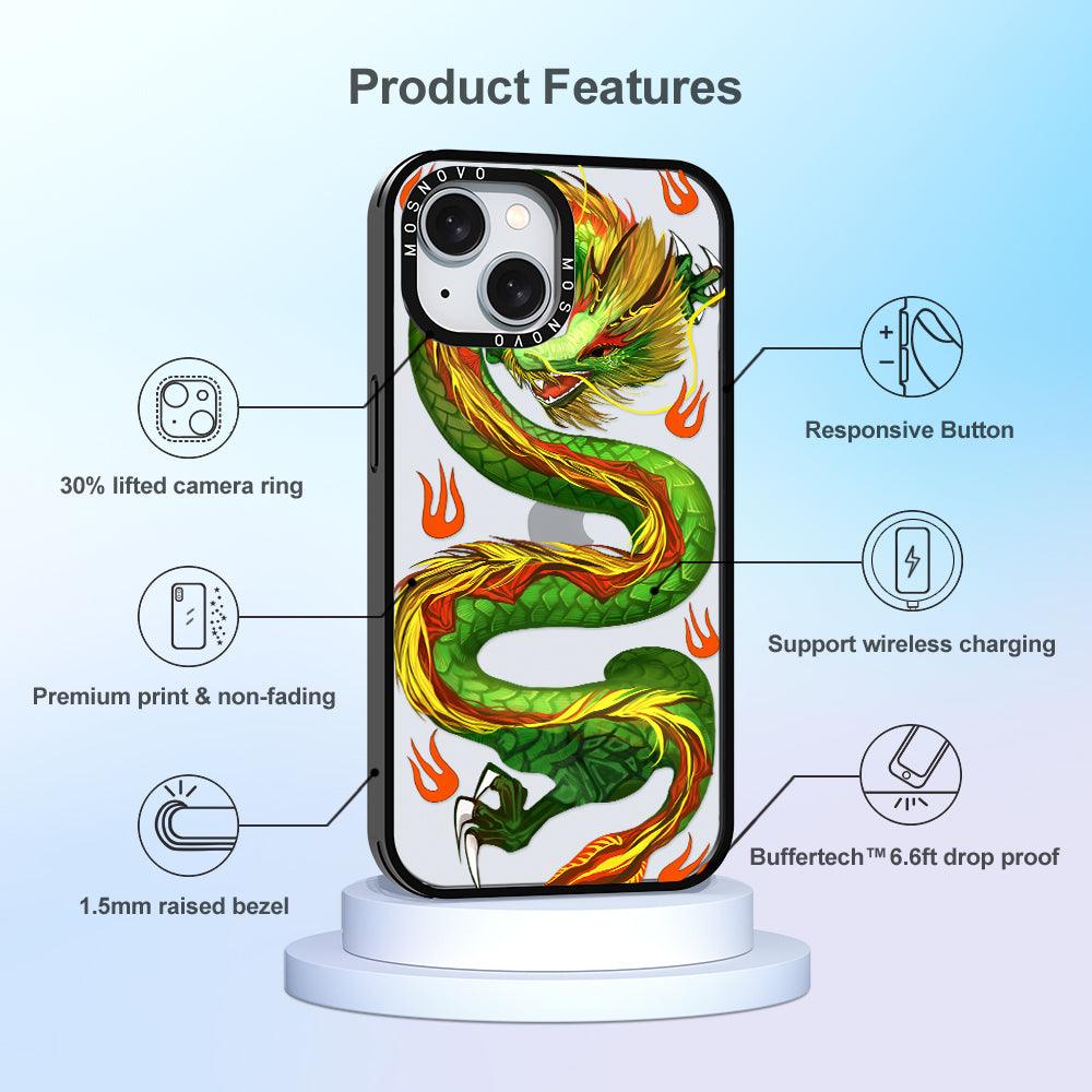 Dragon Phone Case - iPhone 15 Plus Case - MOSNOVO