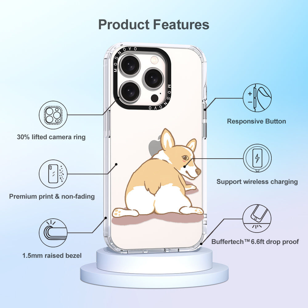 Corgi Dog Phone Case - iPhone 15 Pro Case - MOSNOVO